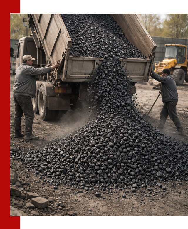 Доставка угля семечка самосвалами в Орске