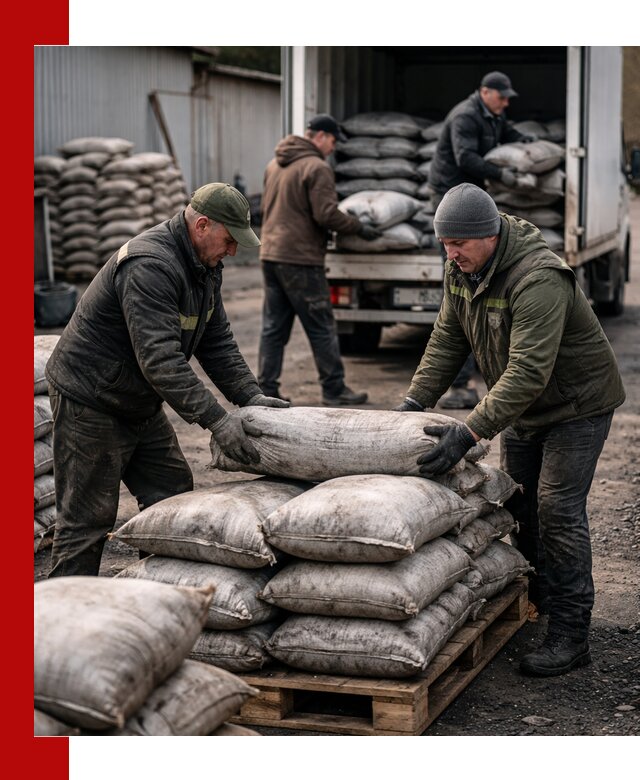 Доставка угля в мешках по выгодным ценам в Орске