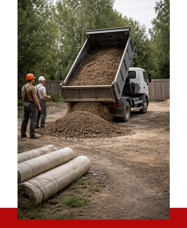 Доставка сыпучих материалов самосвалом в [cvi] от 4343 р. | ПРОНЕРУДРск