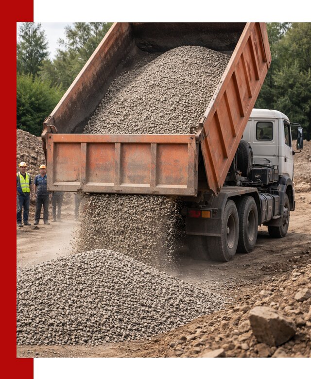 Доставка сыпучих материалов самосвалом в Орске быстро и надежно