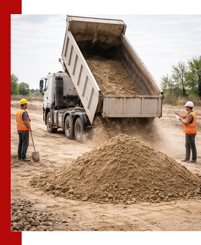 Доставка самосвалом 15 кубов в Орске за город и по городу