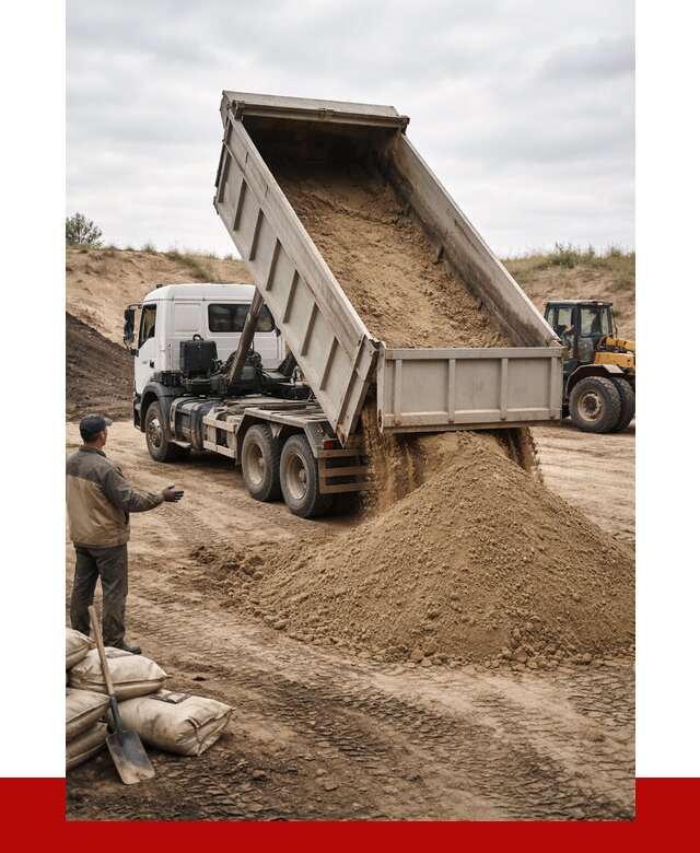 Доставка самосвалом 20 кубов в Орске от 7755 р. | ПРОНЕРУДРск