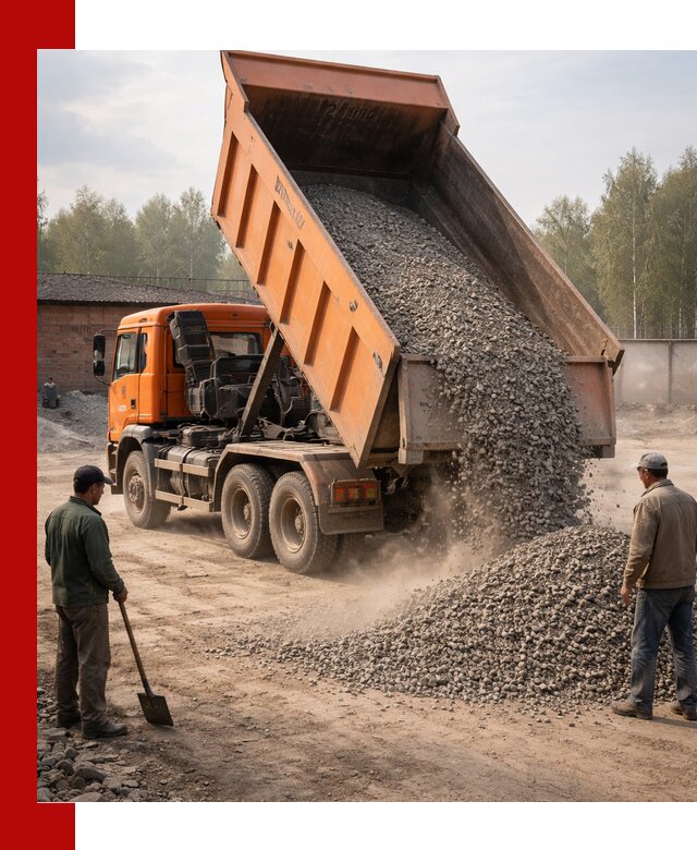 Доставка самосвалом 20 м3 в Орске быстро и надежно