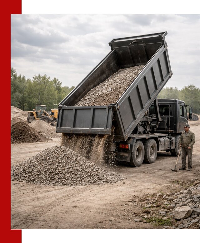 Доставка самосвалом 30 м3 по выгодным ценам в Орске