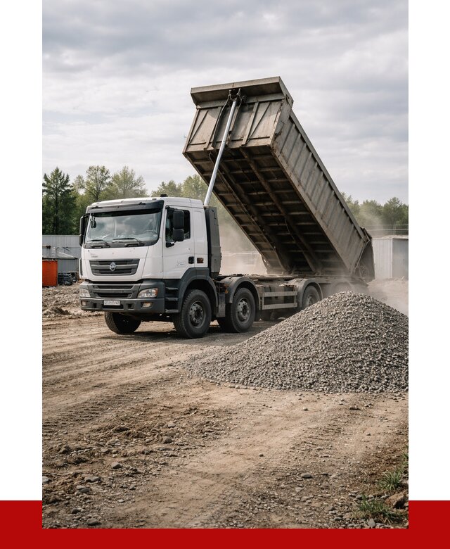 Доставка самосвалом 40 кубов в Орске от 9306 р. | ПРОНЕРУДРск