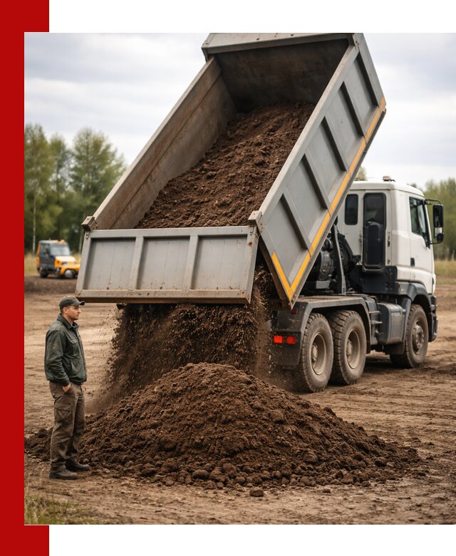Аренда самосвала с водителем в Орске для сыпучих грузов и навоза