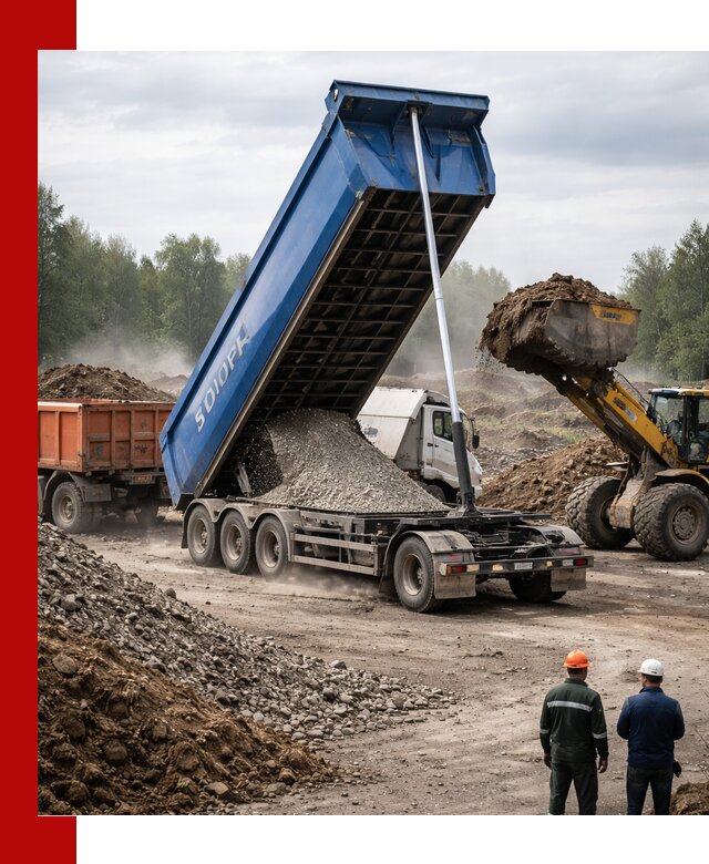 Аренда тонар 40 тонн в Орске с доставкой материалов