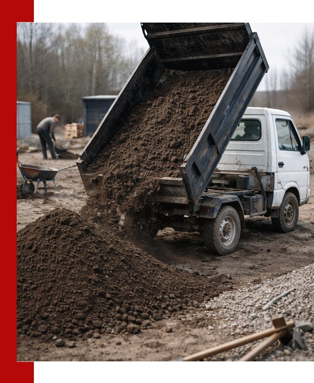 Аренда минисамосвала в Орске для доставки сыпучих материалов