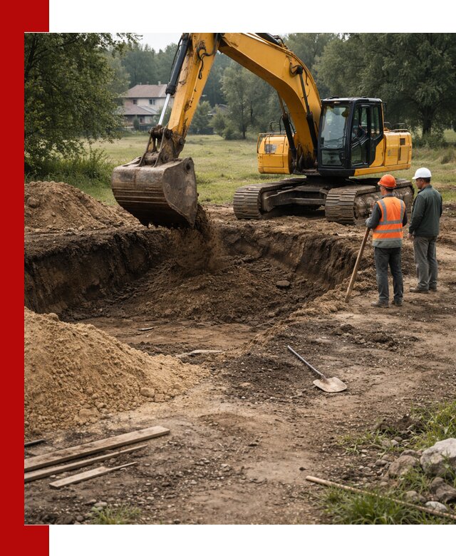 Рытье котлована под фундамент в Орске (быстро и недорого)