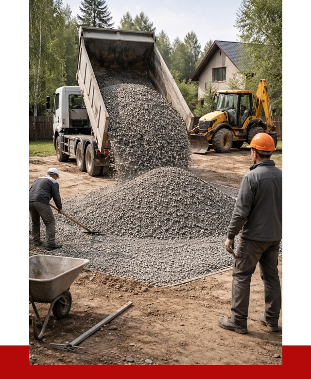 Отсыпка участка щебнем в Орске от 6721 р. ПРОНЕРУДРск