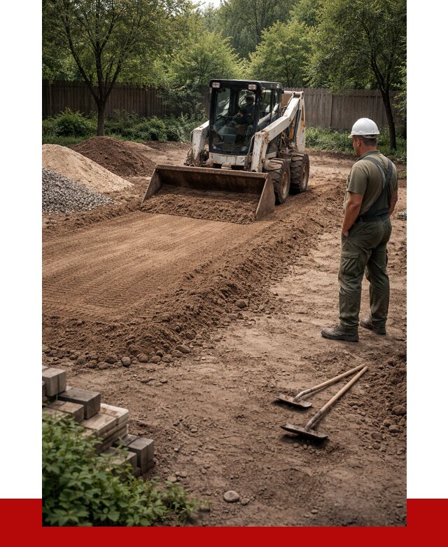 Выравнивание участка под ключ в Орске от 3619 р. | ПРОНЕРУДРск
