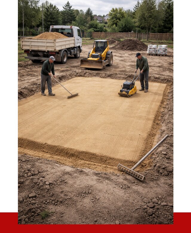 Устройство песчаной подушки в Орске от 4653 р. ПРОНЕРУДРск