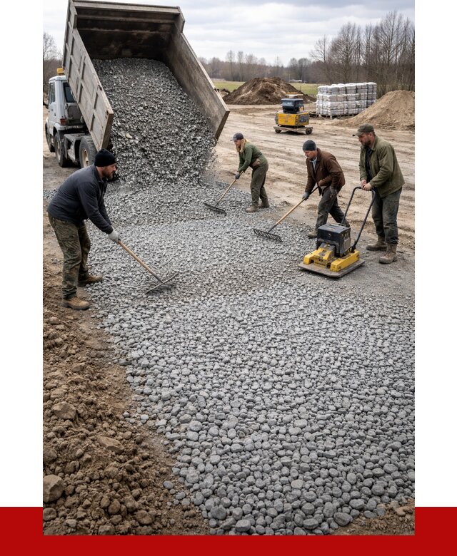 Устройство щебеночной подушки в Орске от 4653 р. ПРОНЕРУДРск