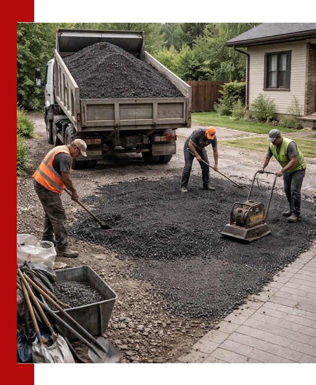 Асфальтовая крошка для двора с доставкой в Орске